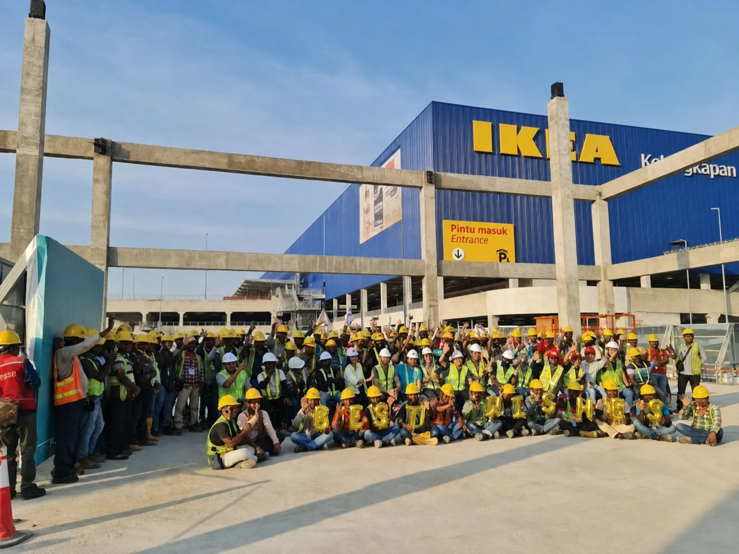 Environmental compliance walkthrough on site