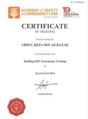 Building ERT Foundation Training