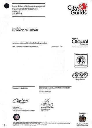 City & Guilds Level 3 Award in Assessing Against Industry Standards